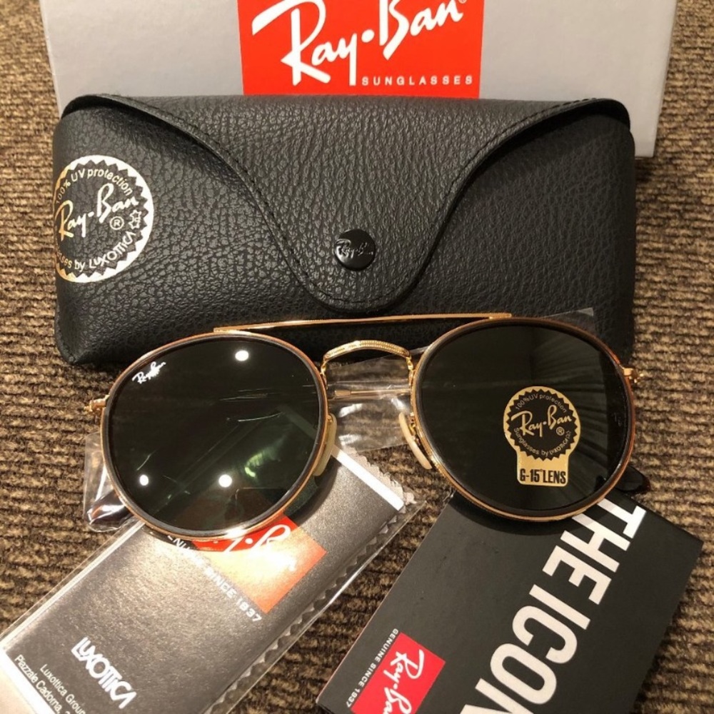 NEW Ray Ban Round Double Bridge RB3647-N